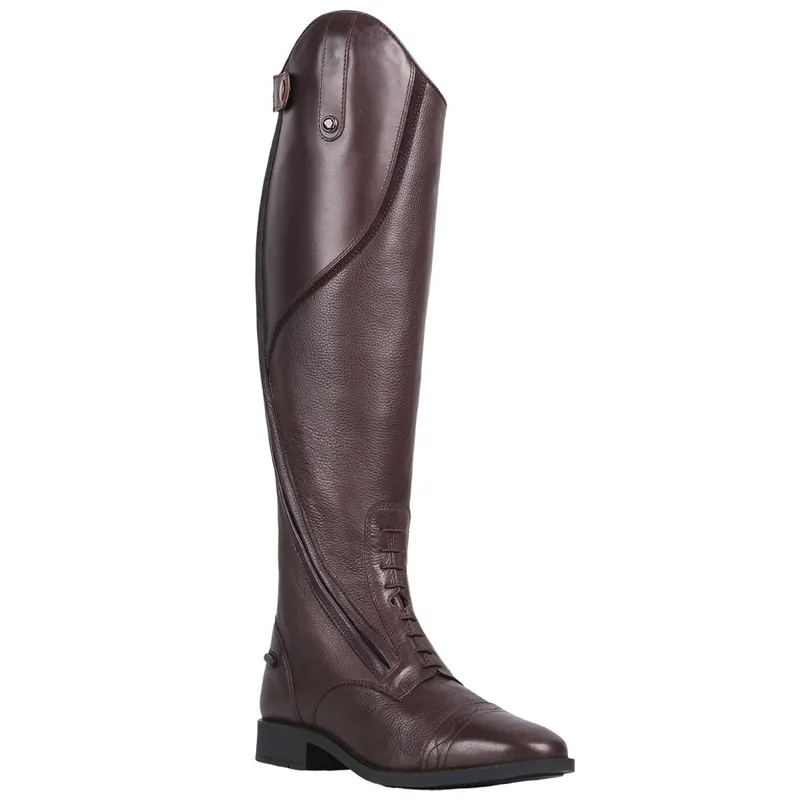QHP Tamar Youth Tall Boots - Wide Calf - Brown