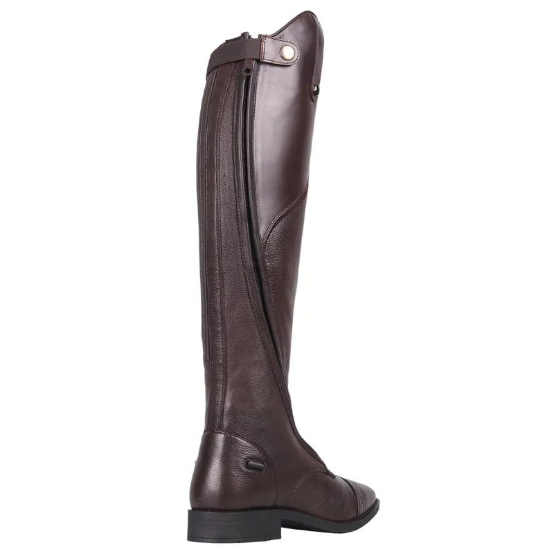 QHP Tamar Youth Tall Boots - Wide Calf - Brown-2