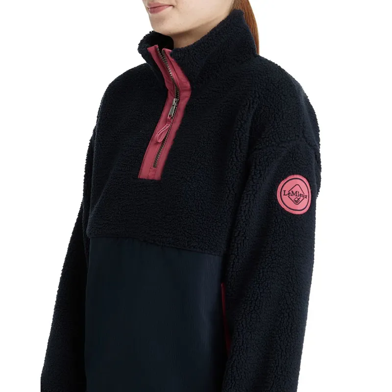 LeMieux Young Rider Tammy Teddy Junior Fleece - Navy-5