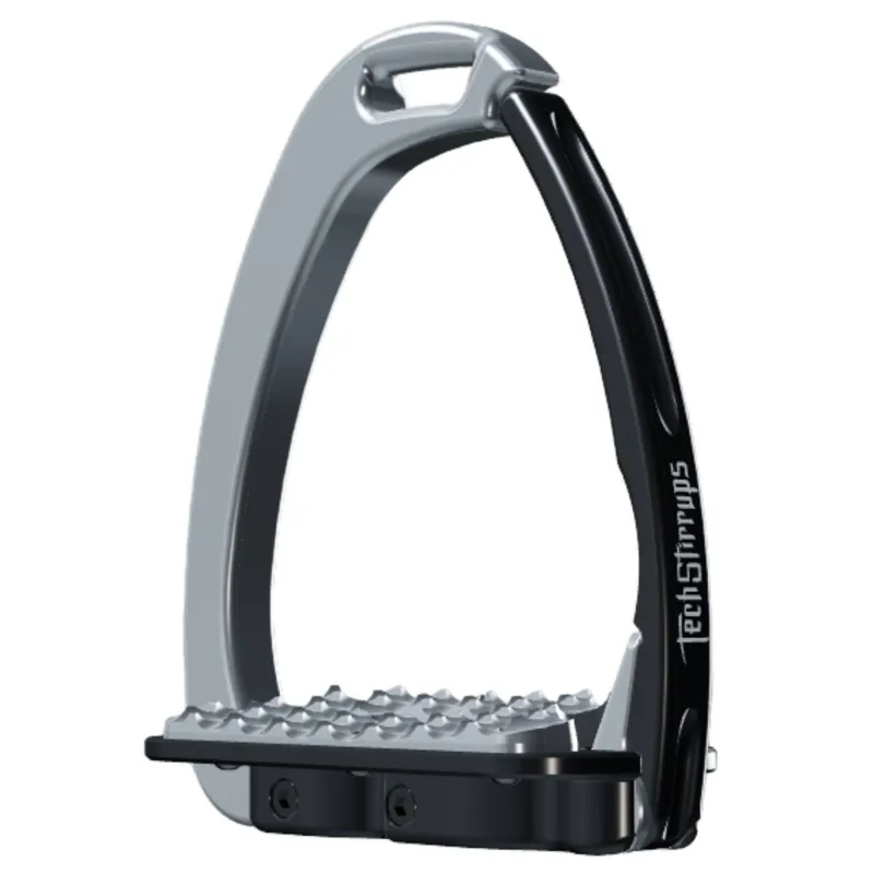 Tech Stirrups Venice Fit 8 Safety Stirrups - Silver/Black