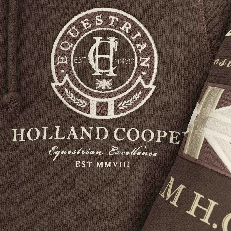 Holland Cooper Team Women's Hoodie - Chestnut-2
