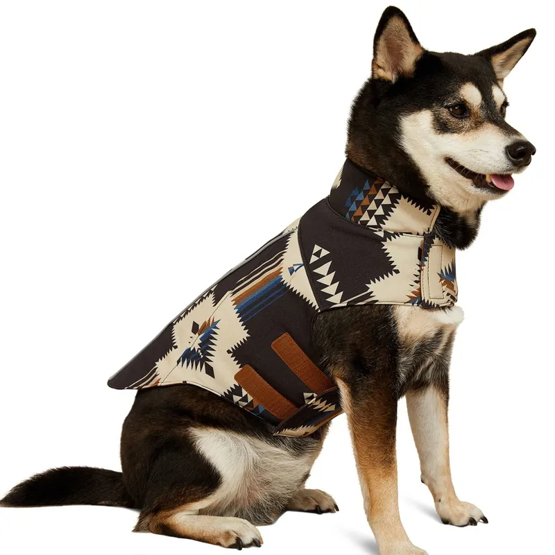 Ariat Team Softshell Dog Coat - Thornstone Print-1
