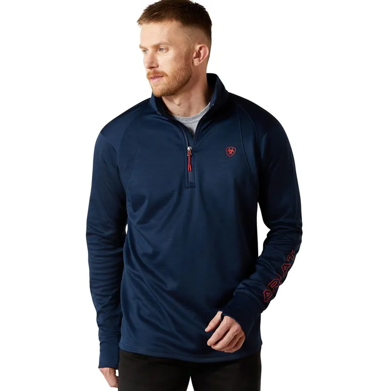 Ariat Team EQ 1/2 Zip Men's Pullover - Navy