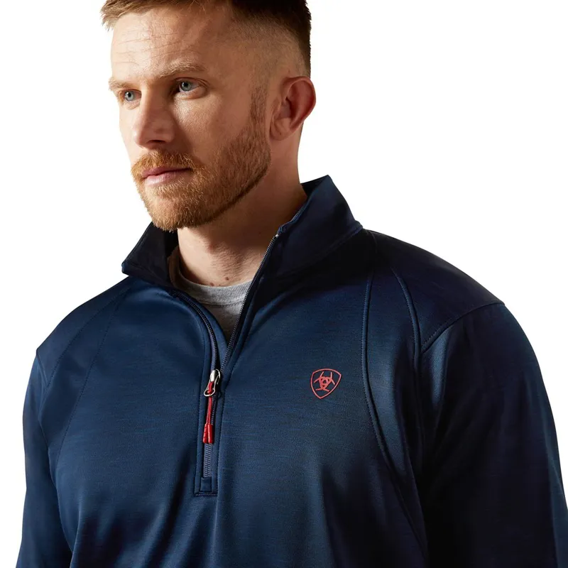 Ariat Team EQ 1/2 Zip Men's Pullover - Navy-2