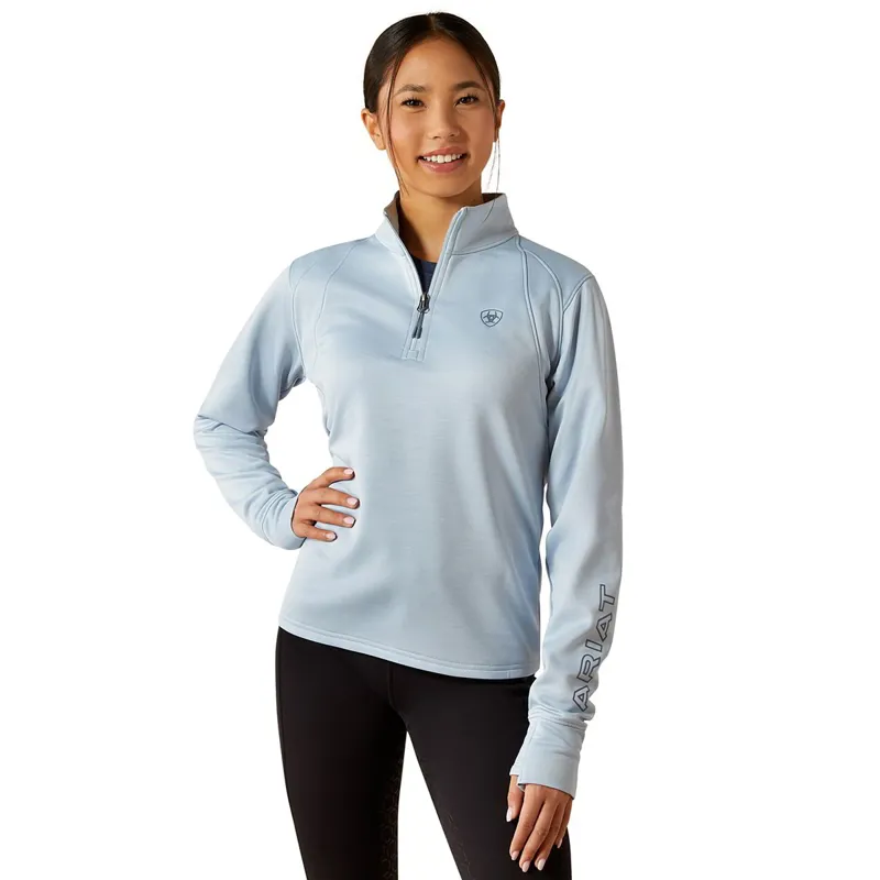 Ariat Team EQ 1/4 Zip Junior Sweatshirt - Skyway