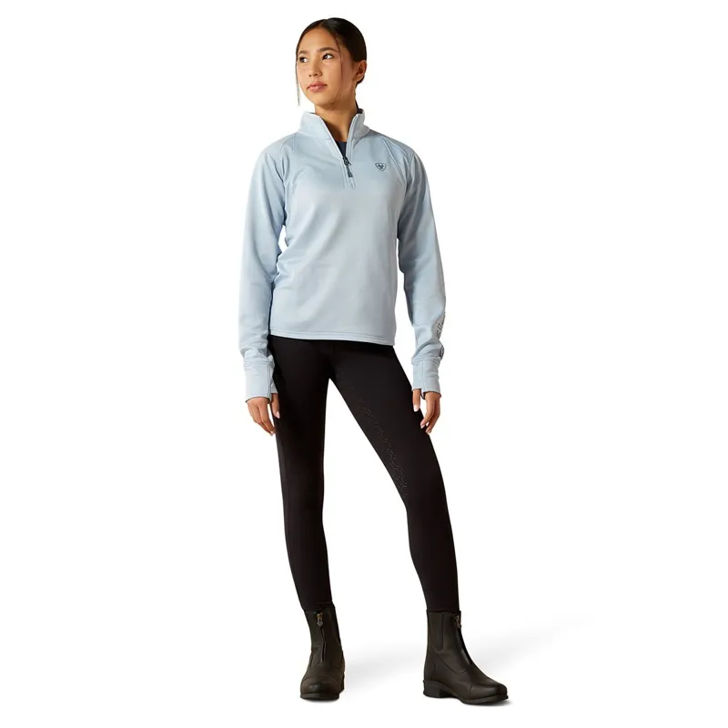 Ariat Team EQ 1/4 Zip Junior Sweatshirt - Skyway-1