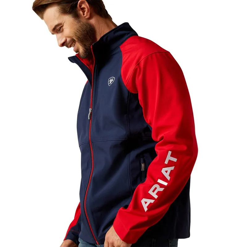 Ariat Team EQ Men's Jacket - Navy/Red-4