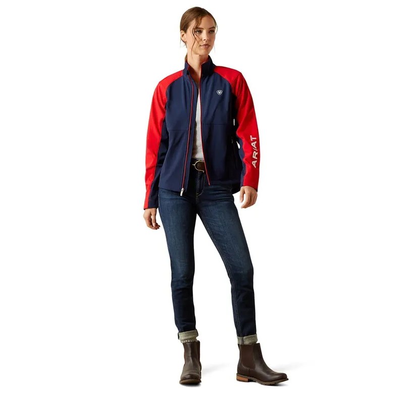 Ariat Team EQ Women's Jacket - Navy/Red-3