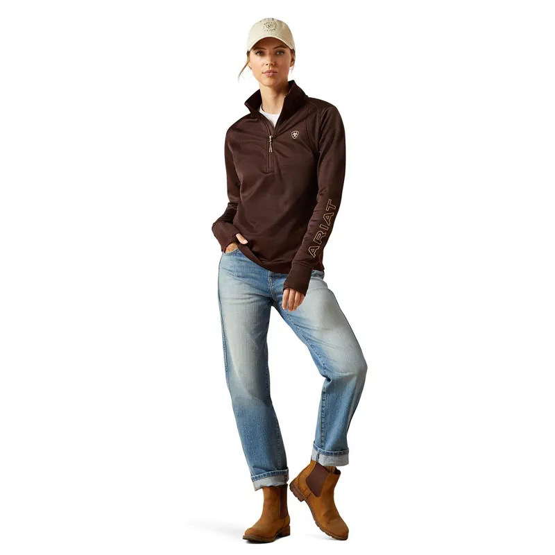 Ariat Team EQ 1/2 Zip Women's Pullover - Java-1