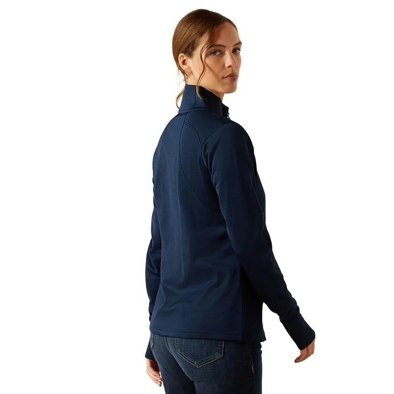 Ariat Team EQ 1/2 Zip Women's Pullover - Navy-1