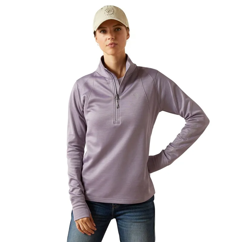 Ariat Team EQ 1/2 Zip Women's Pullover - Purple Ash