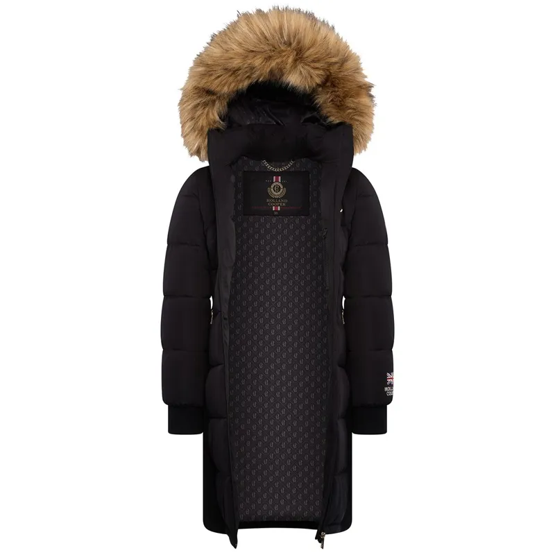 Holland Cooper Team Padded Women's Coat - Black-5