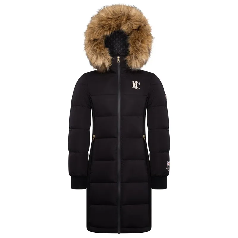 Holland Cooper Team Padded Women's Coat - Black-4