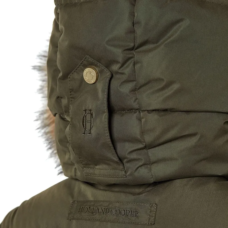 Holland Cooper Team Padded Women's Coat - Khaki-9