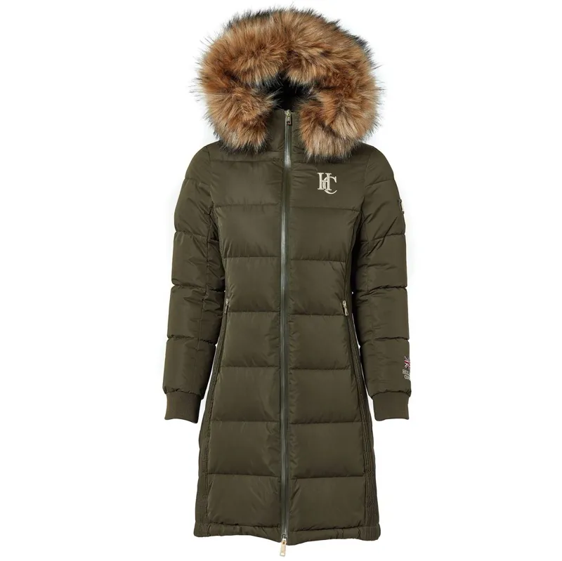 Holland Cooper Team Padded Women's Coat - Khaki-7