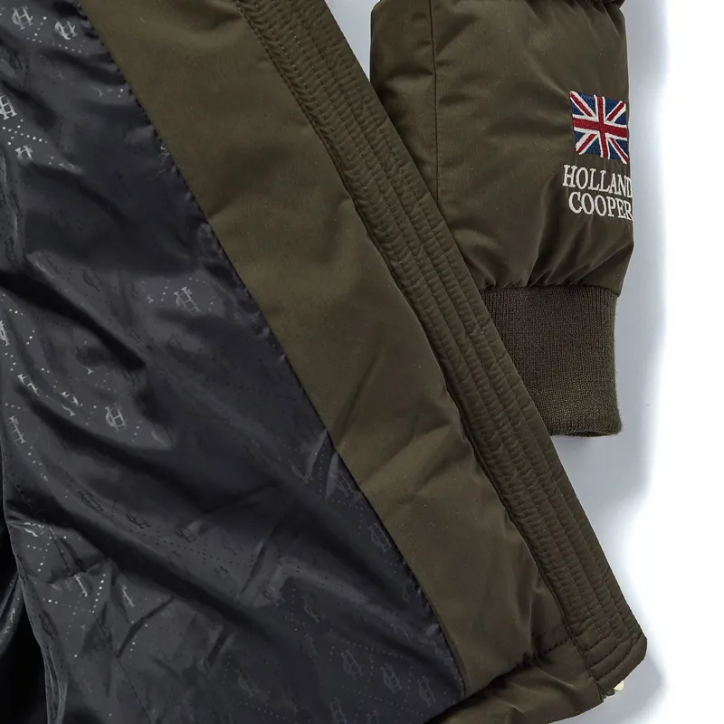 Holland Cooper Team Padded Women's Coat - Khaki-5