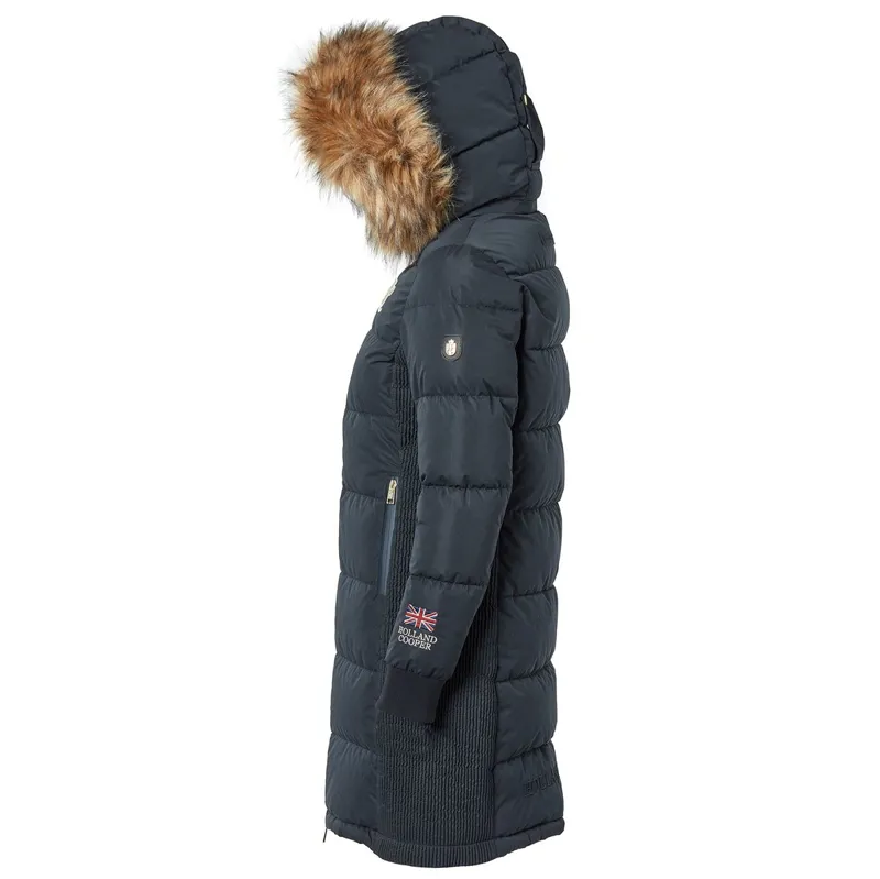 Holland Cooper Team Padded Women's Coat - Ink Navy-6