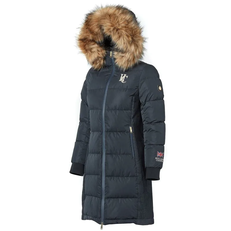Holland Cooper Team Padded Women's Coat - Ink Navy-5