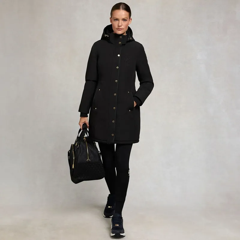 Holland Cooper Team Women's Waterproof Coat - Black-5