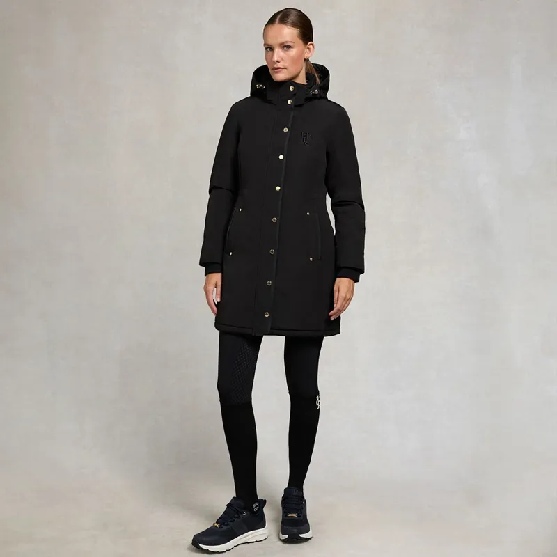 Holland Cooper Team Women's Waterproof Coat - Black-2