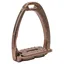 Tech Venice Swarovski Sloped Evo Safety Stirrups - Leopard Brown