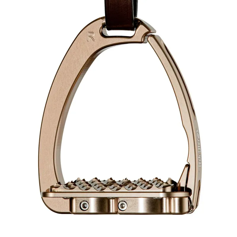 Tech Stirrups Venice Fit 8 Safety Stirrups - Rose Gold-1