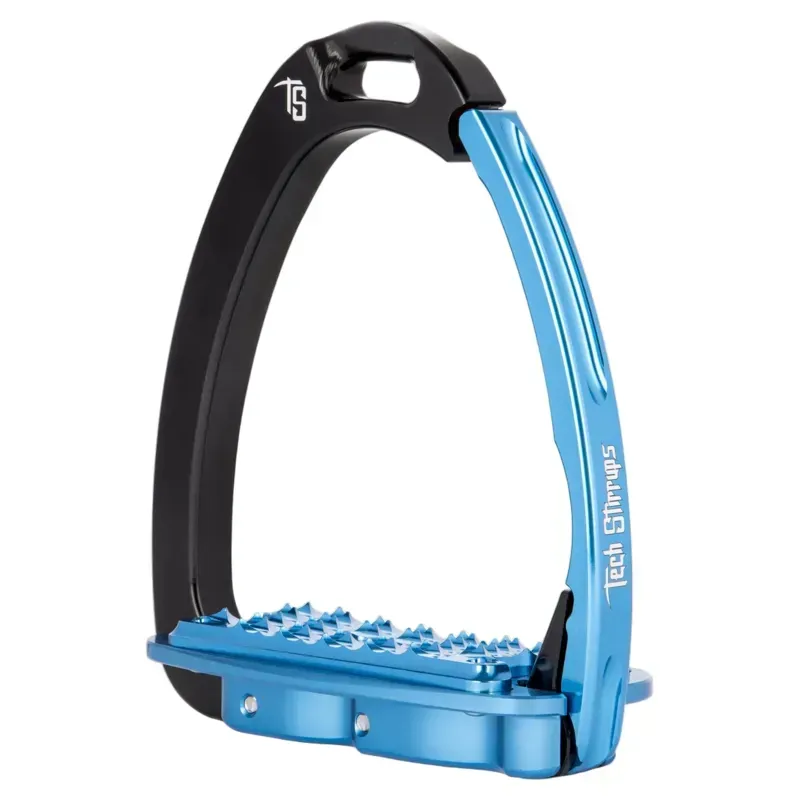 Tech Stirrups Venice Fit 8 Safety Stirrups - Black/Blue