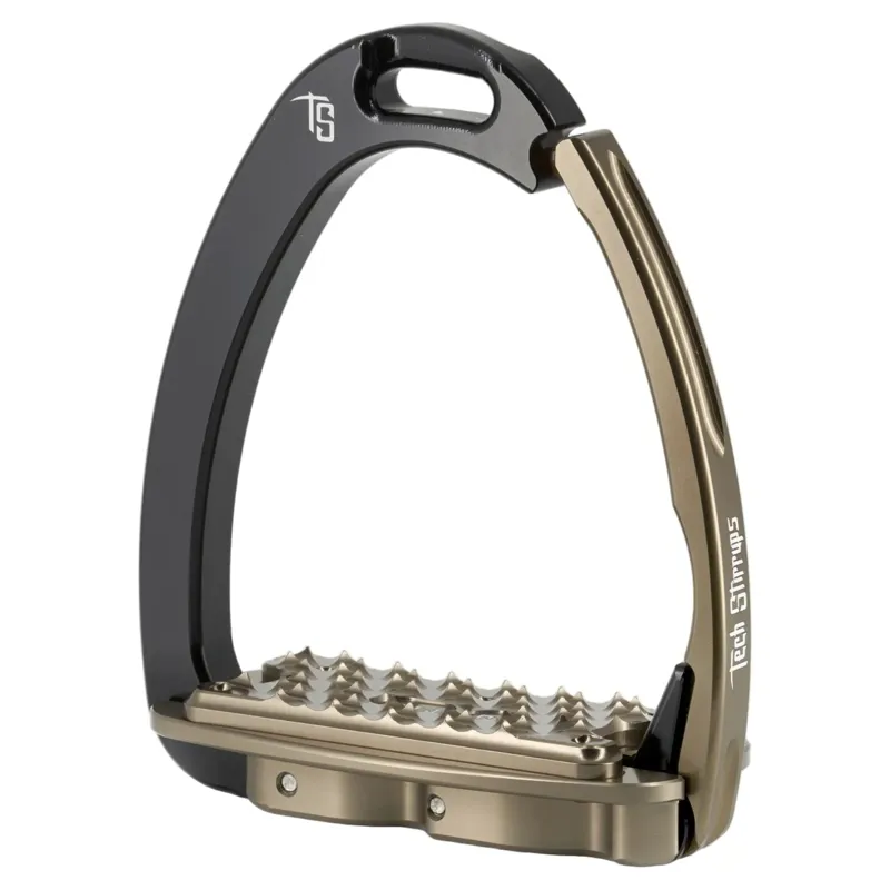 Tech Stirrups Venice Fit 8 Safety Stirrups - Black/Brown