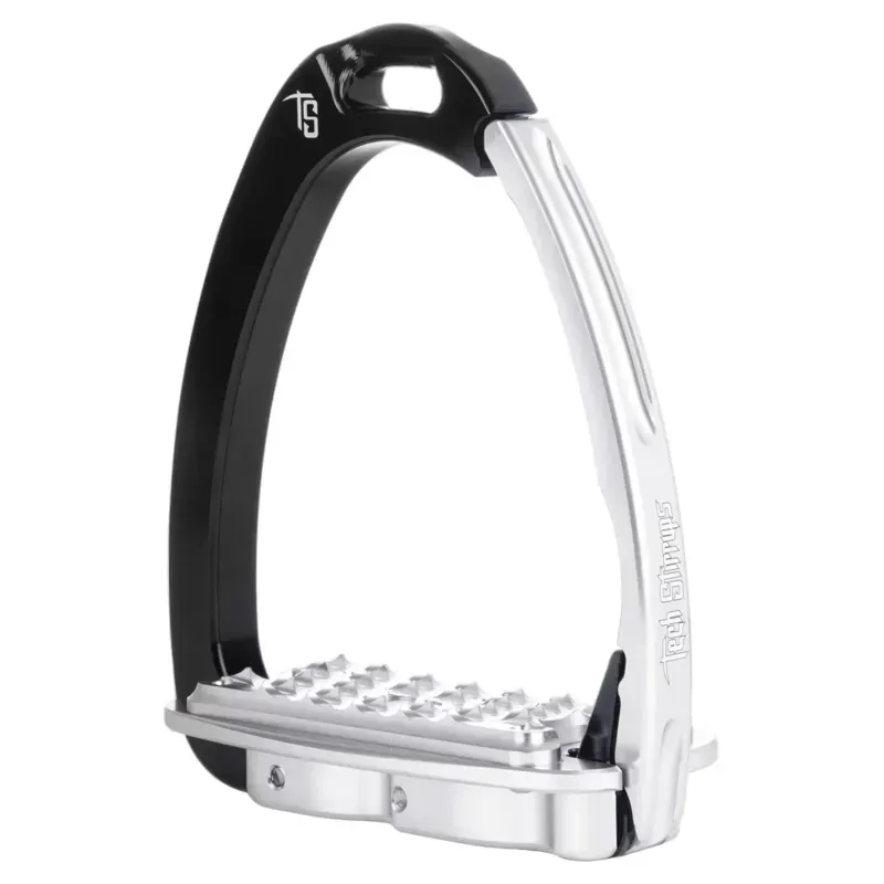 Tech Stirrups Venice Fit 8 Safety Stirrups - Black/Silver