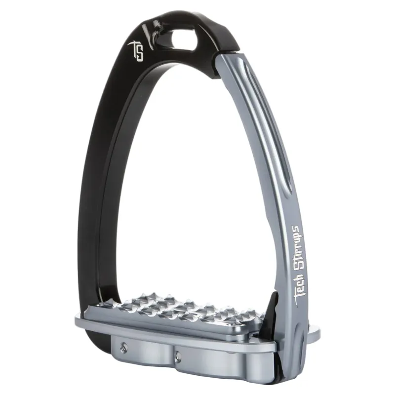 Tech Stirrups Venice Fit 8 Safety Stirrups - Black/Titanium