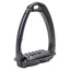 Tech Venice Swarovski Sloped Evo Safety Stirrups - Leopard Black