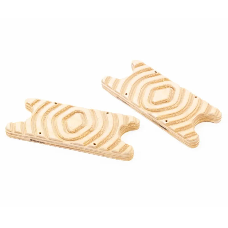 Innova Riding Wooden Stirrup Pads for Young Evo Stirrups-1
