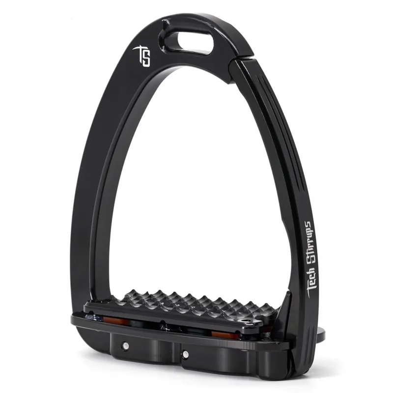 Tech Venice Dressage Plus Safety Stirrups - Black/Black