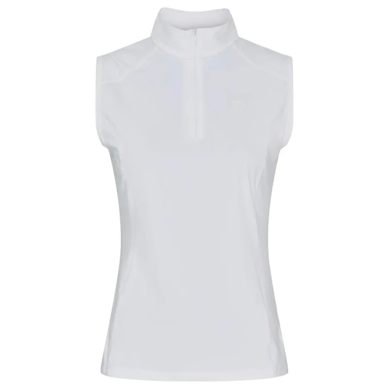 Catago Tedora Ladies Sleeveless Show Shirt - White-1