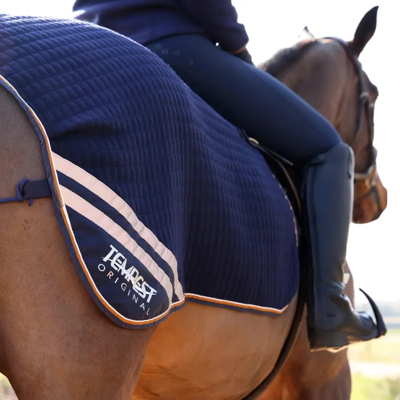 Shires Tempest Original Tech Cooler Quarter Sheet - Navy-2