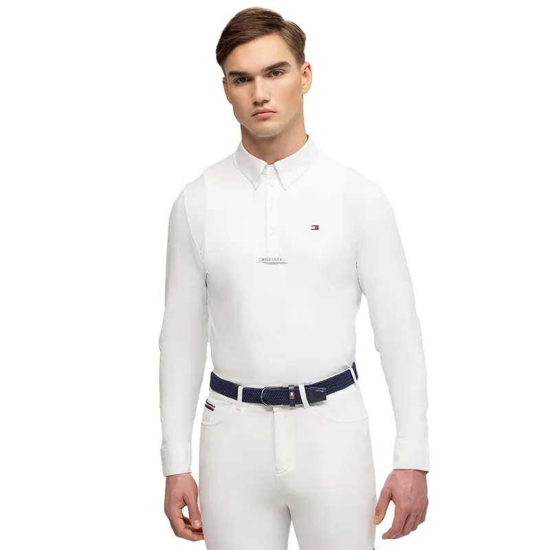 Tommy Hilfiger Columbus Men's Competition Shirt - Optic White