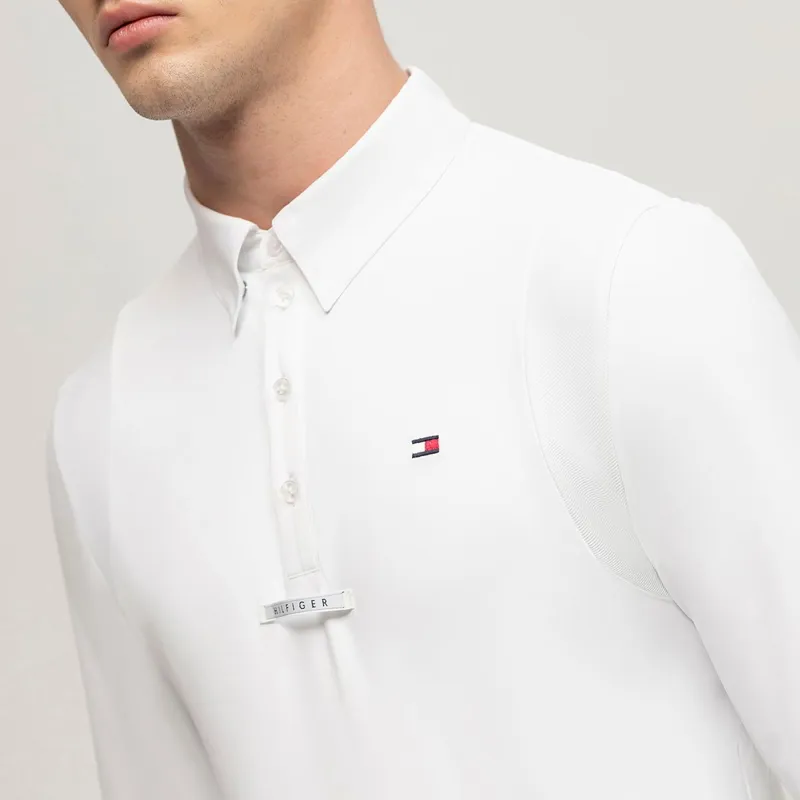 Tommy Hilfiger Columbus Men's Competition Shirt - Optic White-2