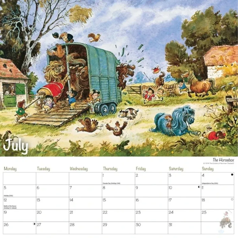 Thelwell Calendar 2027-2