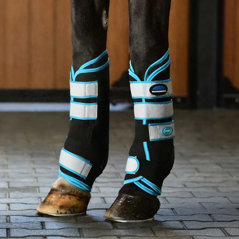 WeatherBeeta Therapy-Tec Stable Boot Wraps - Black-1