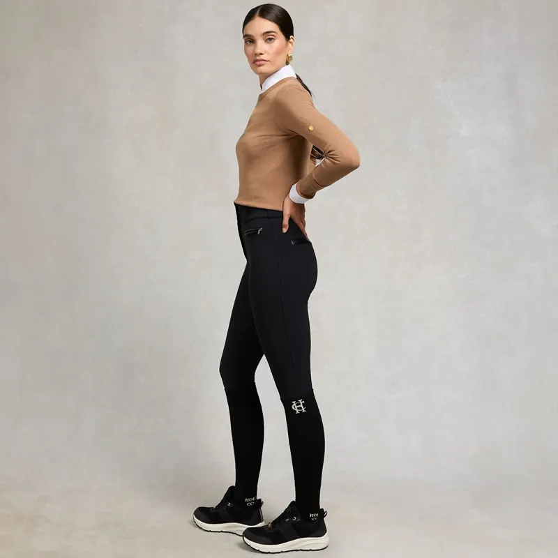 Holland Cooper Thermal Heritage Full Grip Women's Breeches - Black-1
