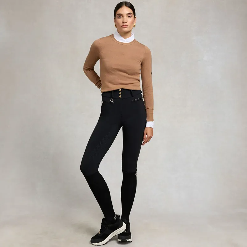 Holland Cooper Thermal Heritage Full Grip Women's Breeches - Black-6