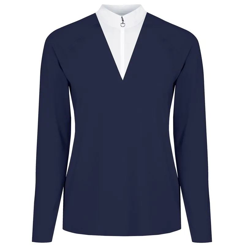 Equetech Thermal Women's Stock Competition Shirt - Navy/White