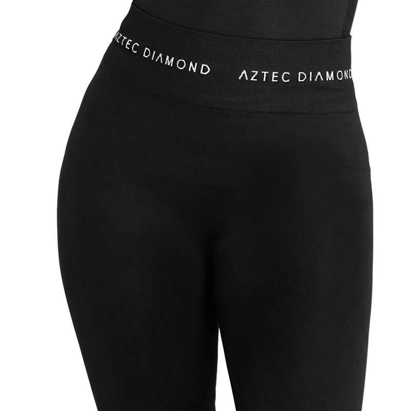 Aztec Diamond Thermal Women's Base Layer Leggings - Black-7