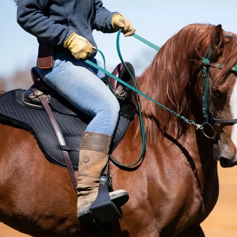 ThinLine Endurance Dropped Rigging Fleece Saddle Pad - Black-2
