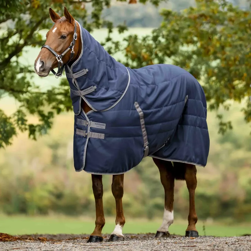 Rambo 400g Stable Blanket - Navy/Thunderstorm Grey/Silver