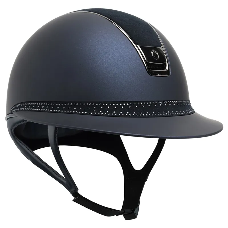 Samshield Miss Shield Shadowmatt 2.0 Tiara Riding Helmet - Blue