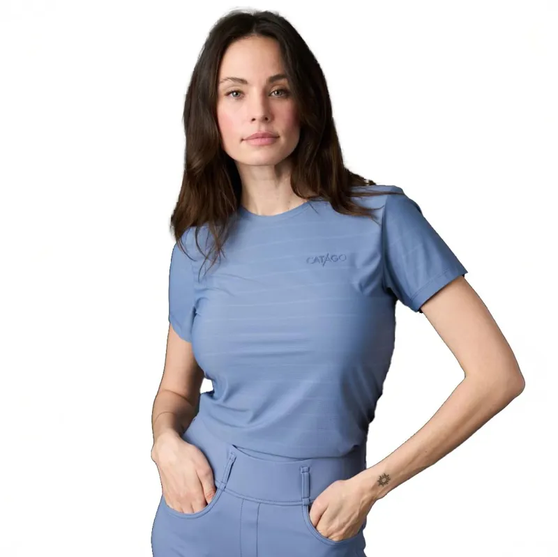 Catago Tina Short Sleeve Ladies Tee - Flint Stone