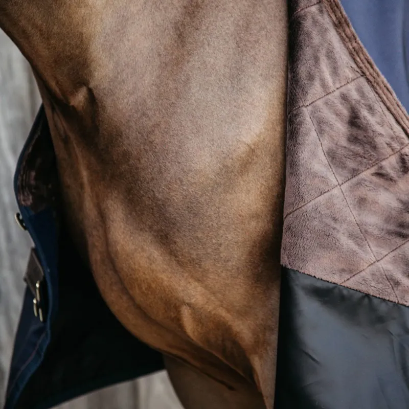 Kentucky All Weather Waterproof Pro 0g Turnout Blanket - Navy-3