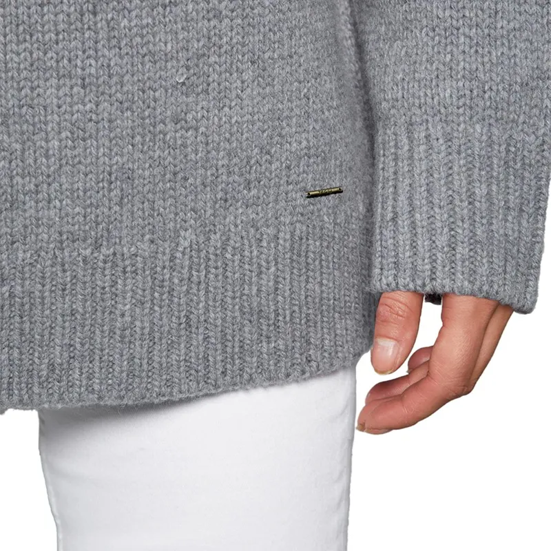 Toggi Ainsworth Women's Knitted Slouchy Sweater - Gray-9
