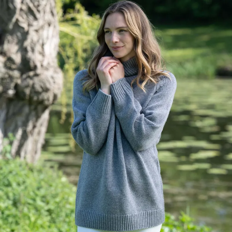 Toggi Ainsworth Women's Knitted Slouchy Sweater - Gray-5